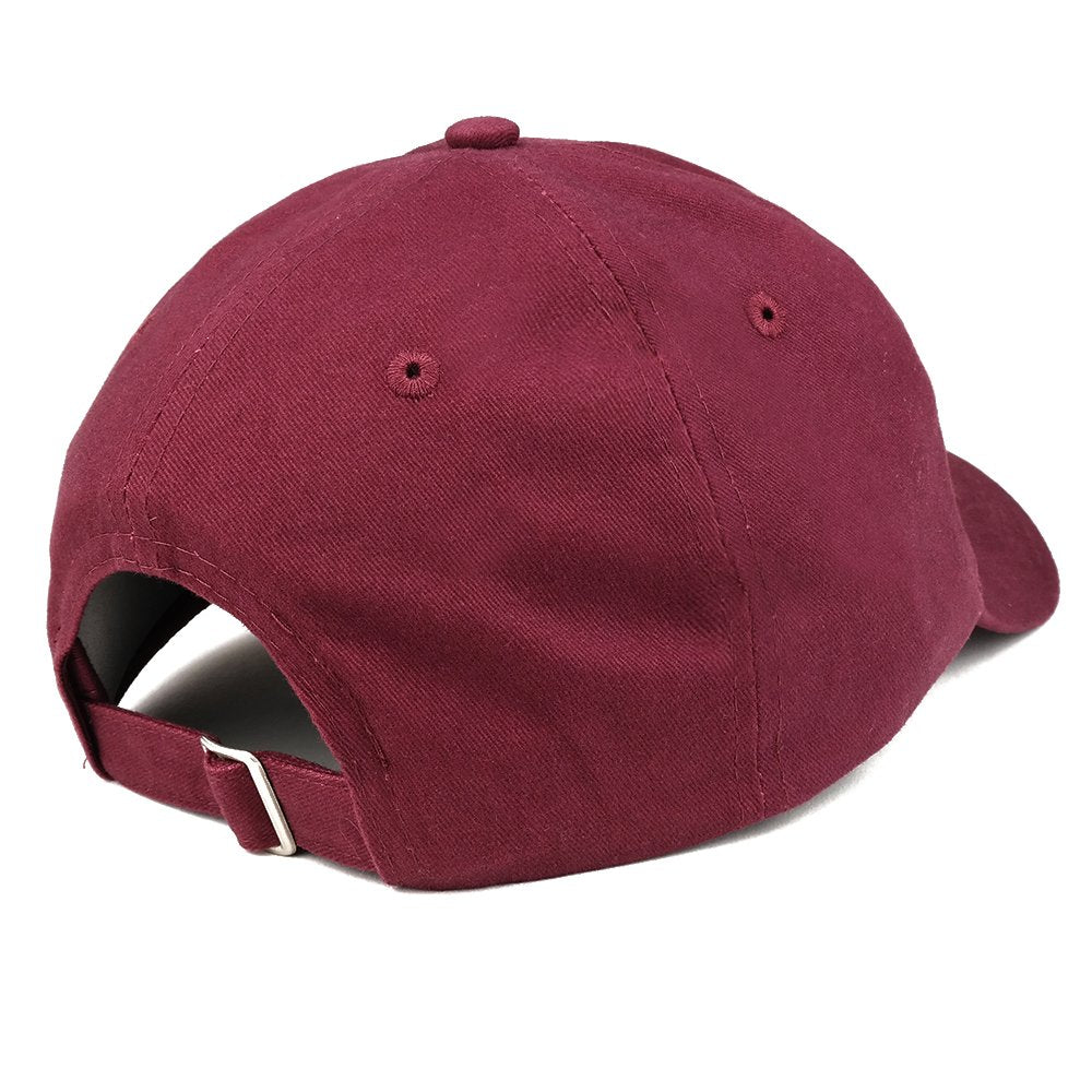 Trendy Apparel Shop Don't Embroidered Brushed Cotton Adjustable Cap Dad Hat