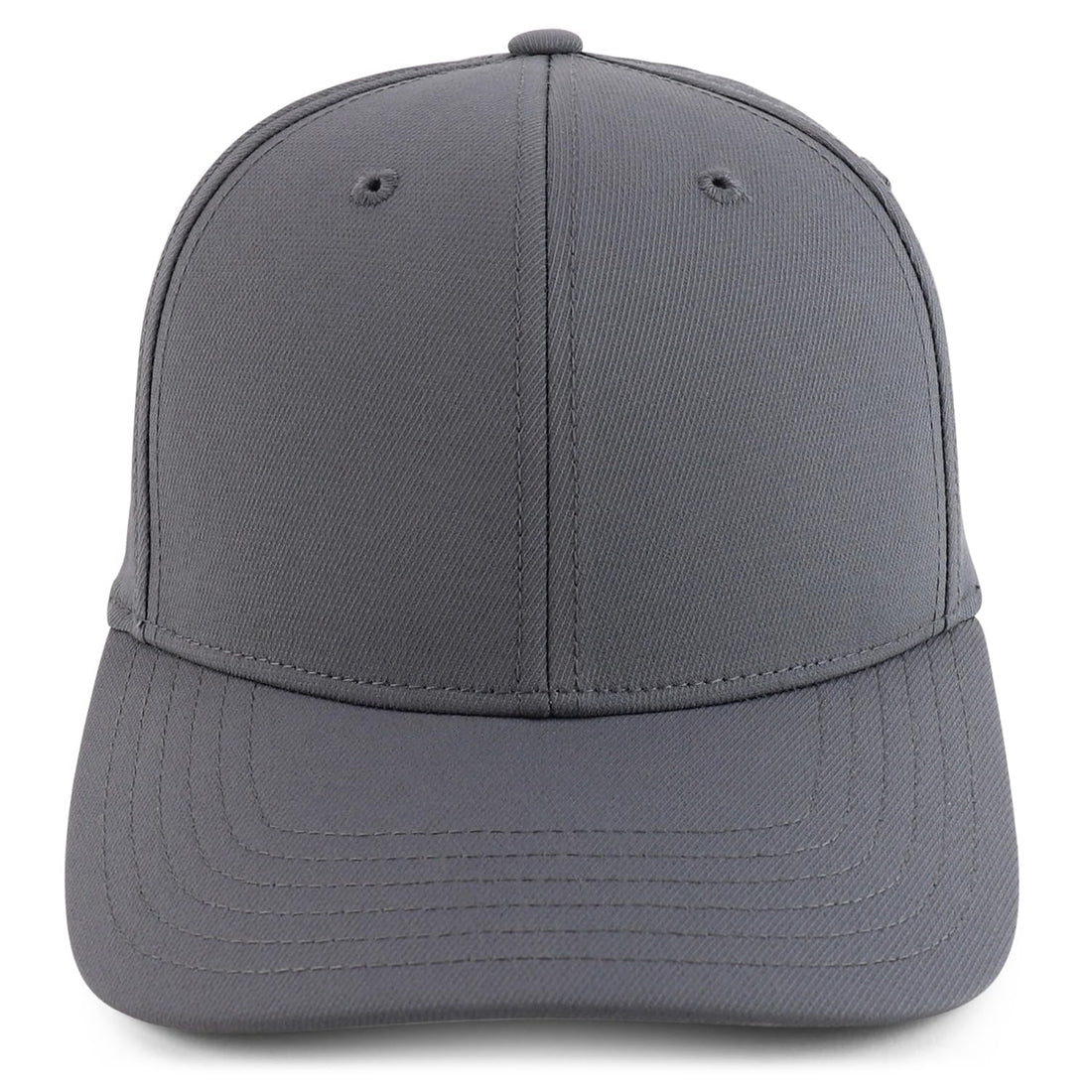 Trendy Apparel Shop Oversize XXL Plain Air Thru Structured Curved Bill Fitted Cap