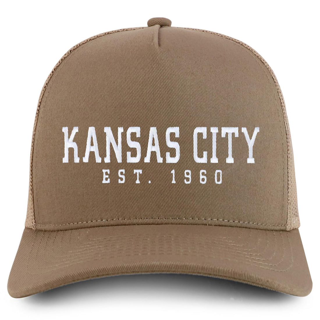 Trendy Apparel Shop KansasCity Est.1960 Embroidered 5 Panel Snapback Trucker Cap