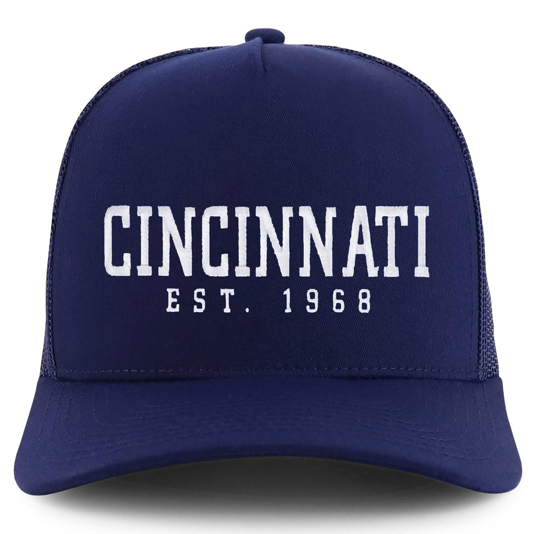 Trendy Apparel Shop Cincinnati Est.1968 Embroidered 5 Panel Snapback Trucker Cap