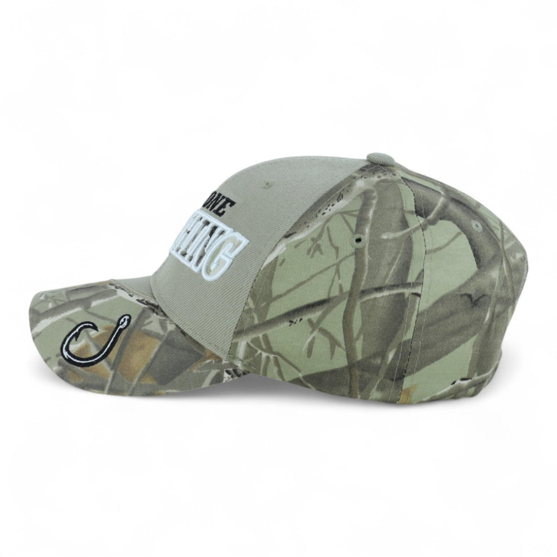 Trendy Apparel Shop 6 Panel Structured Fishing Embroidered Ball Cap