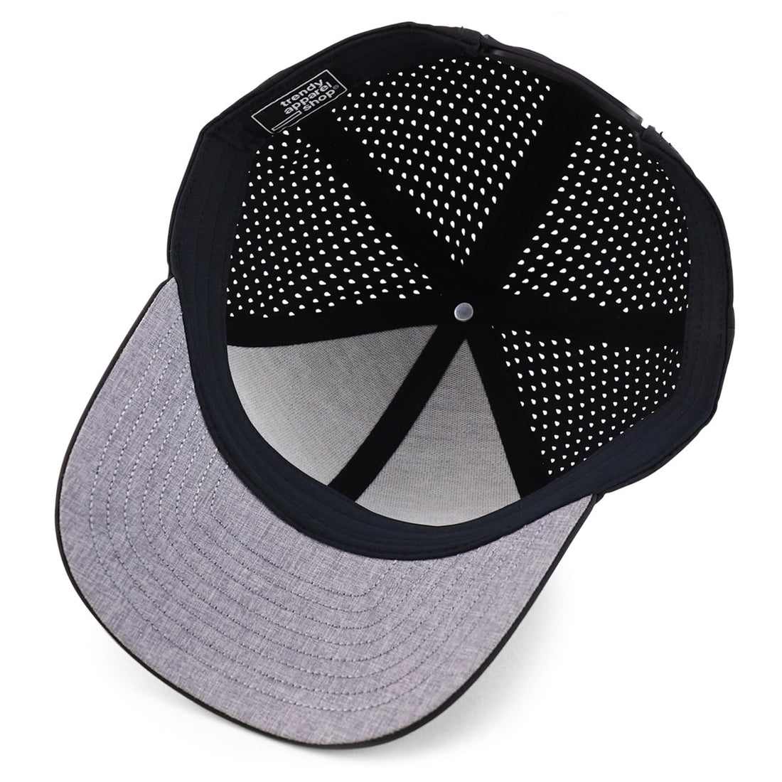 Trendy Apparel Shop Oversize XXL Laser Cut Holes Back Performance Snapback Ball Cap