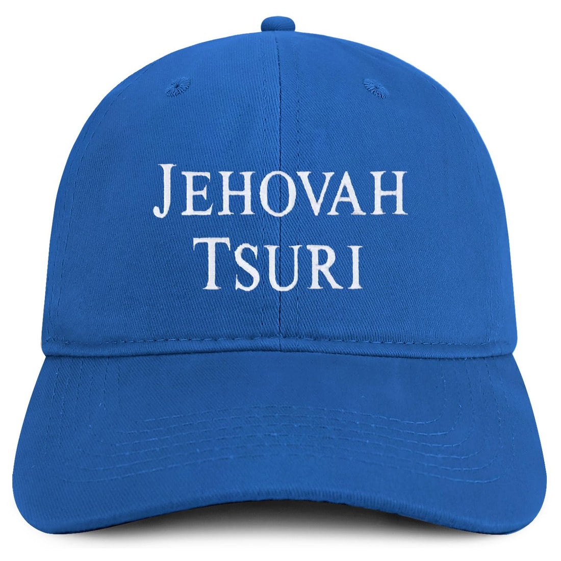 Trendy Apparel Shop Jehovah Tsuri Embroidered Soft Cotton Baseball Cap