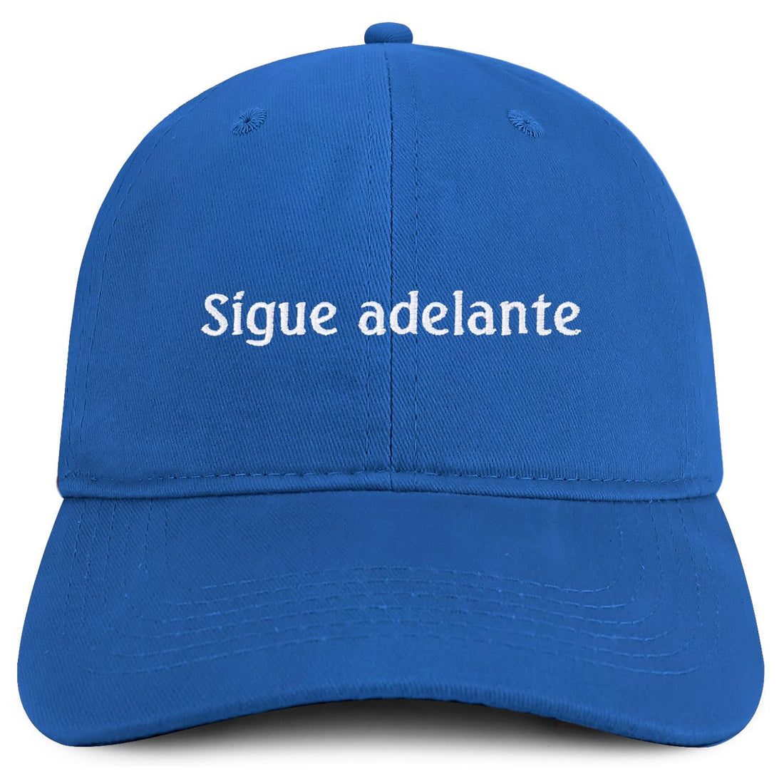 Trendy Apparel Shop Sigue adelante Embroidered Cotton Low Profile Dad Hat