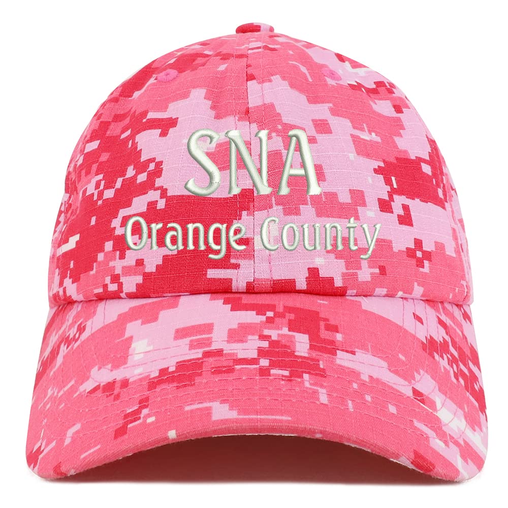 Trendy Apparel Shop SNA Orange County Low Profile Soft Cotton Baseball Cap