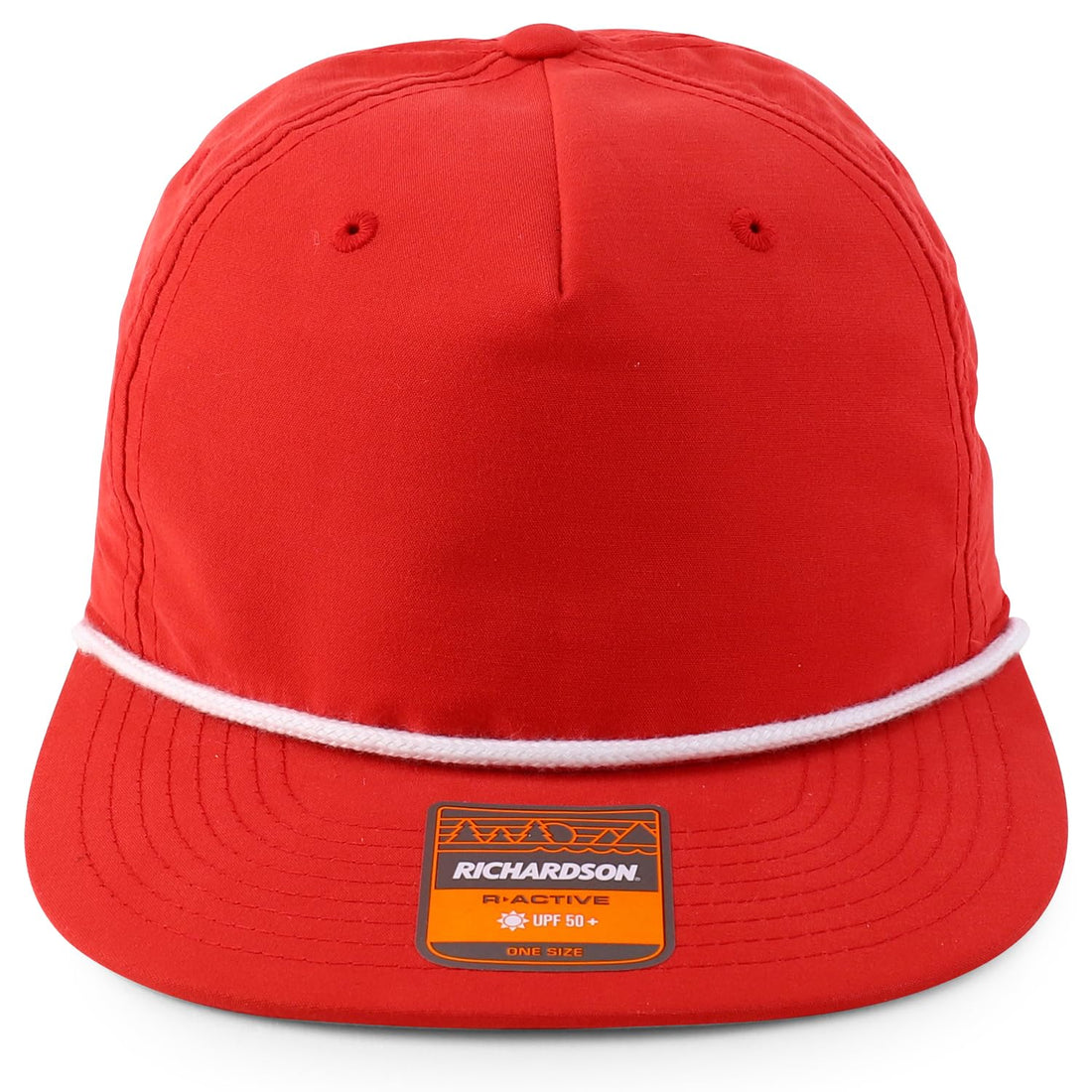 Trendy Apparel Shop UPF 50 Unstructured 5 Panel Flatbill Golf Snapback Cap