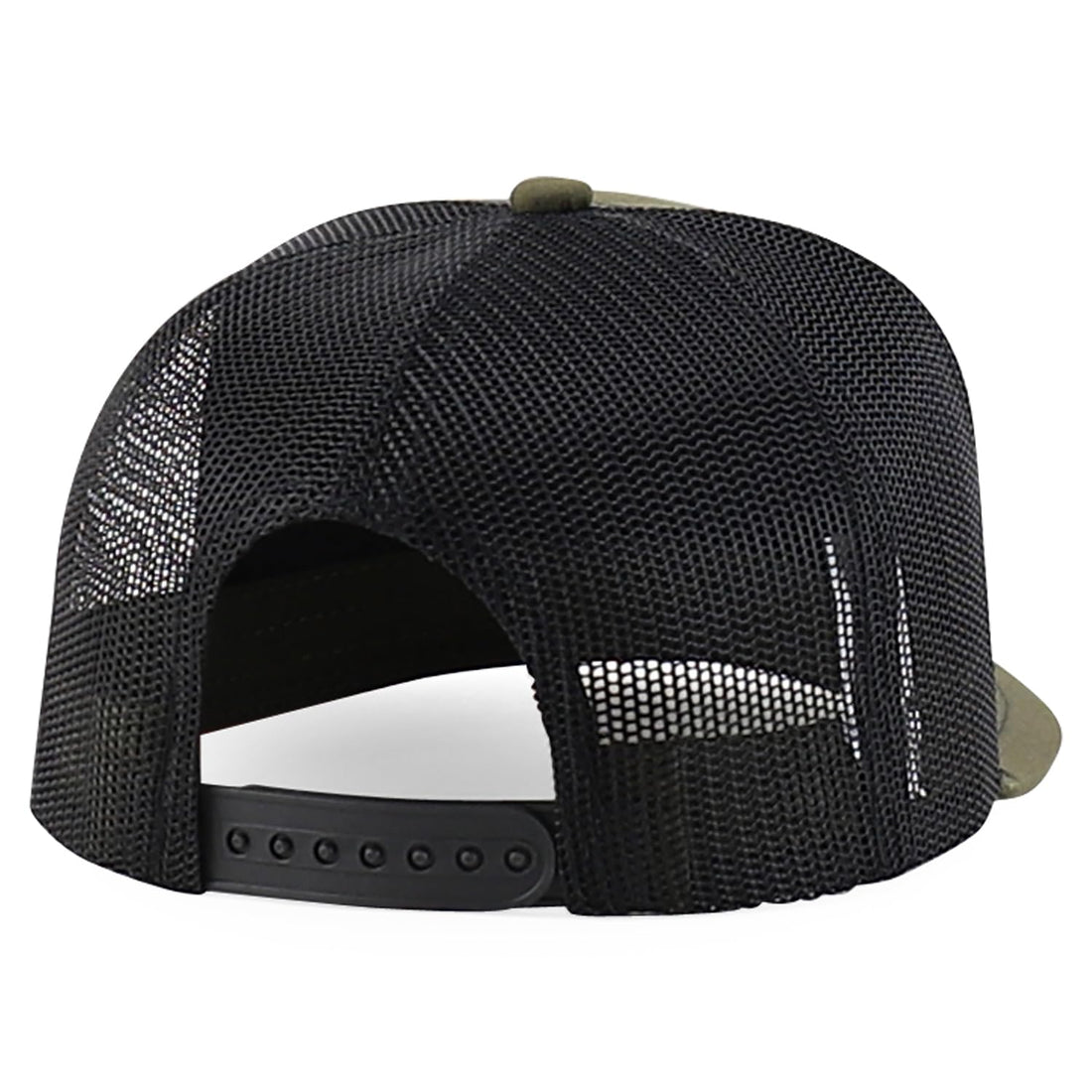 Trendy Apparel Shop 5 Panel Structured Trucker Cap with Mexico Flag Design Undervisor