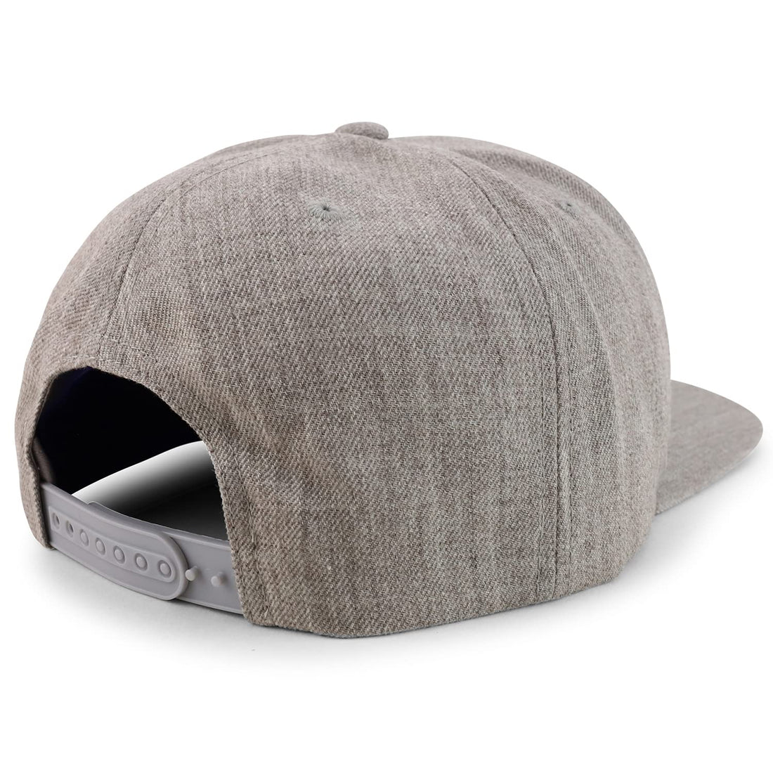 Trendy Apparel Shop Flexfit Oversize XXL Structured Blank Flatbill Snapback Cap