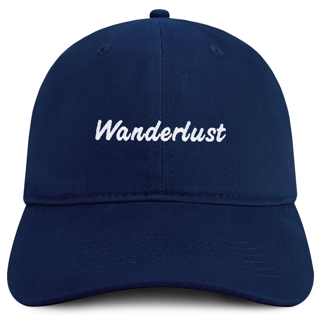Trendy Apparel Shop Wanderlust Embroidered Cotton Unstructured Low Profile Dad Hat