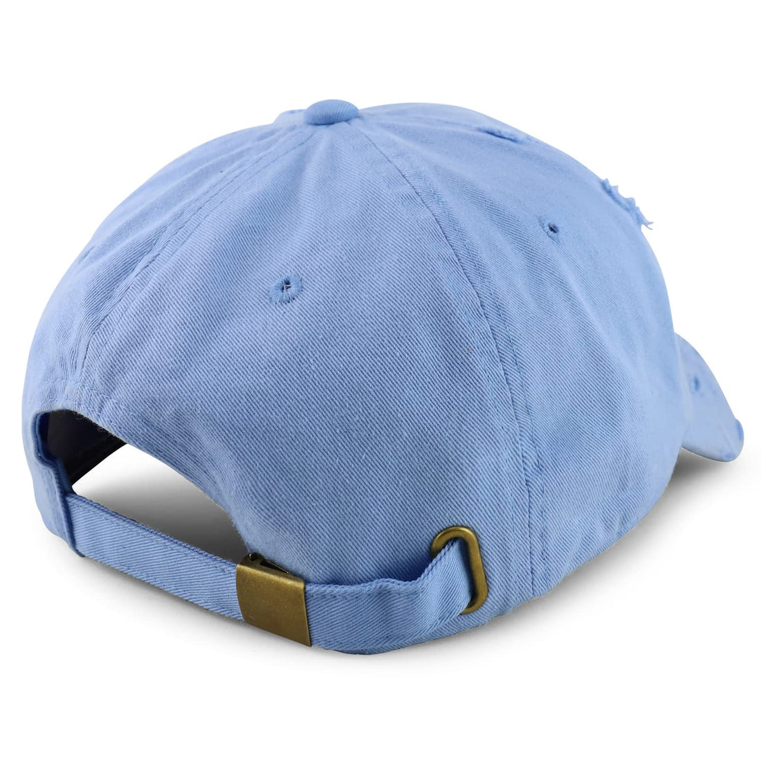 Trendy Apparel Shop Oversized XXL Frayed Unstructured Soft Crown Cotton Dad Hat