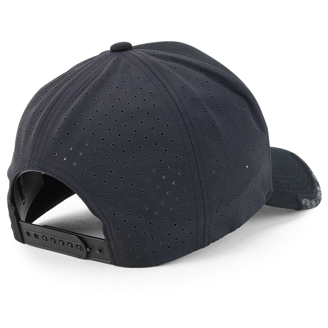 Trendy Apparel Shop Diablos 3D Embroidered Laser Punching Mesh Back Baseball Cap