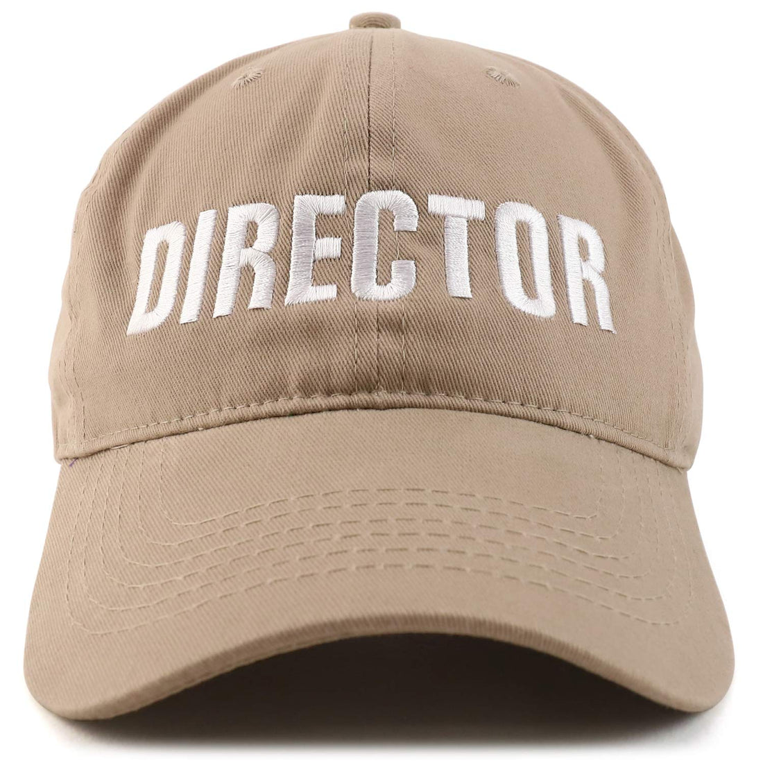 Trendy Apparel Shop Director Embroidered Soft Cotton Low Profile Dad Hat Baseball Cap