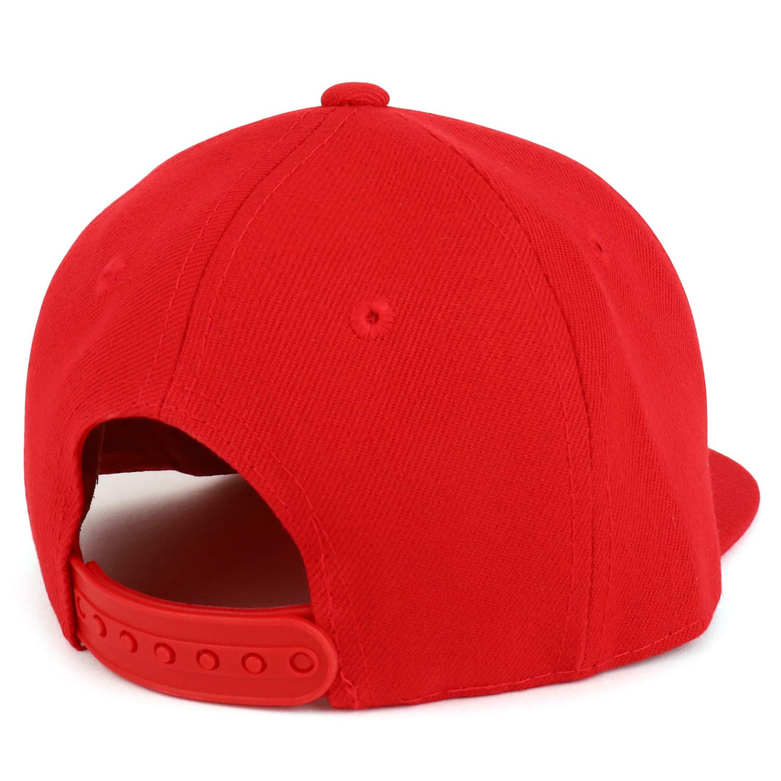 Trendy Apparel Shop Infant to Toddler Kid's Plain Structured Flatbill Snapback Cap