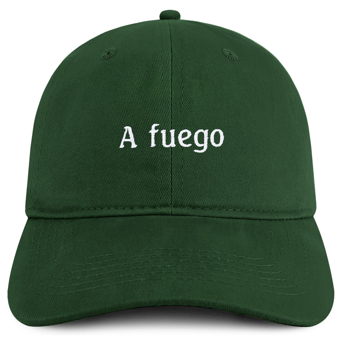 Trendy Apparel Shop A Fuego Embroidered Cotton Low Profile Dad Hat