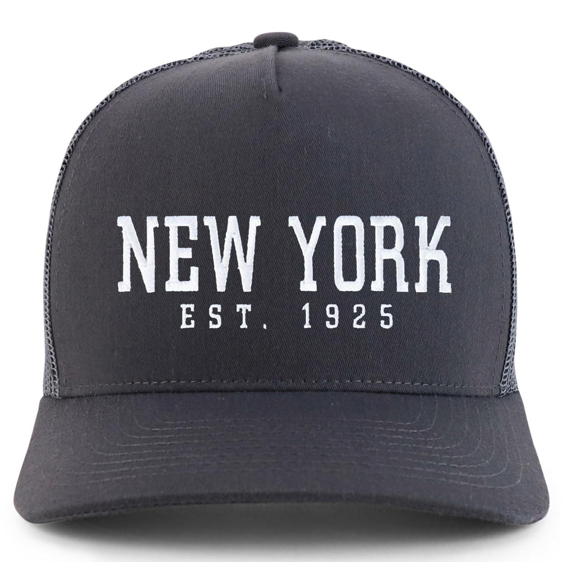 Trendy Apparel Shop New York Est.1925 Embroidered 5 Panel Snapback Trucker Cap