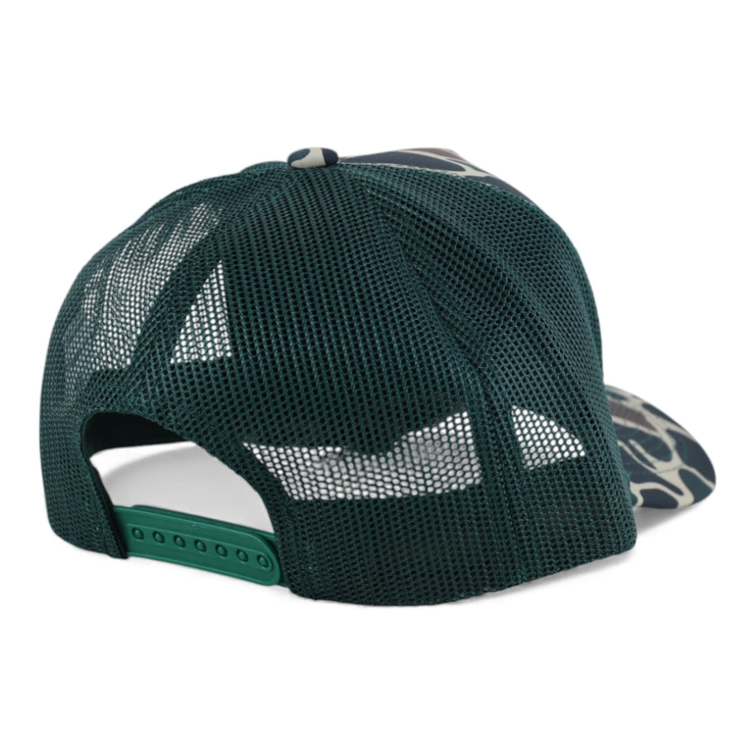 Trendy Apparel Shop 5 Panel Structured Crown Curved Bill Trucker Cap