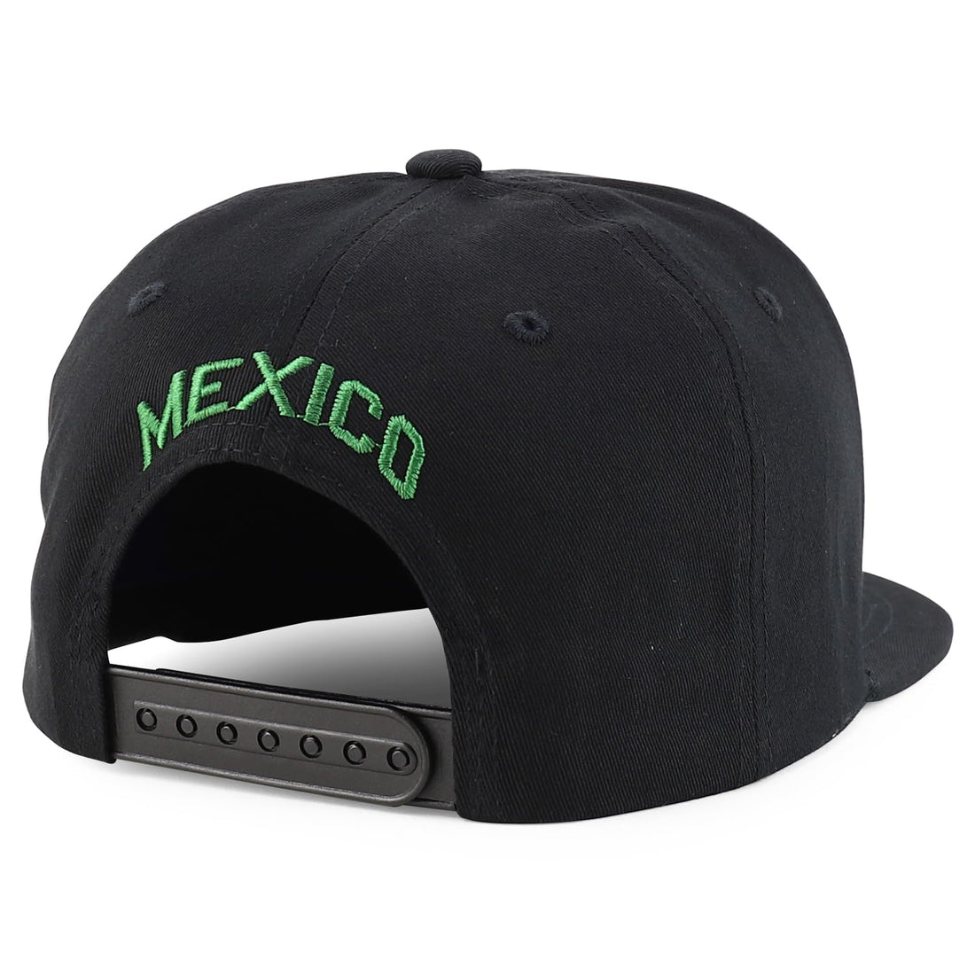 Hecho En Mexico Eagle 3D Embroidered Flat Bill Snapback Cap