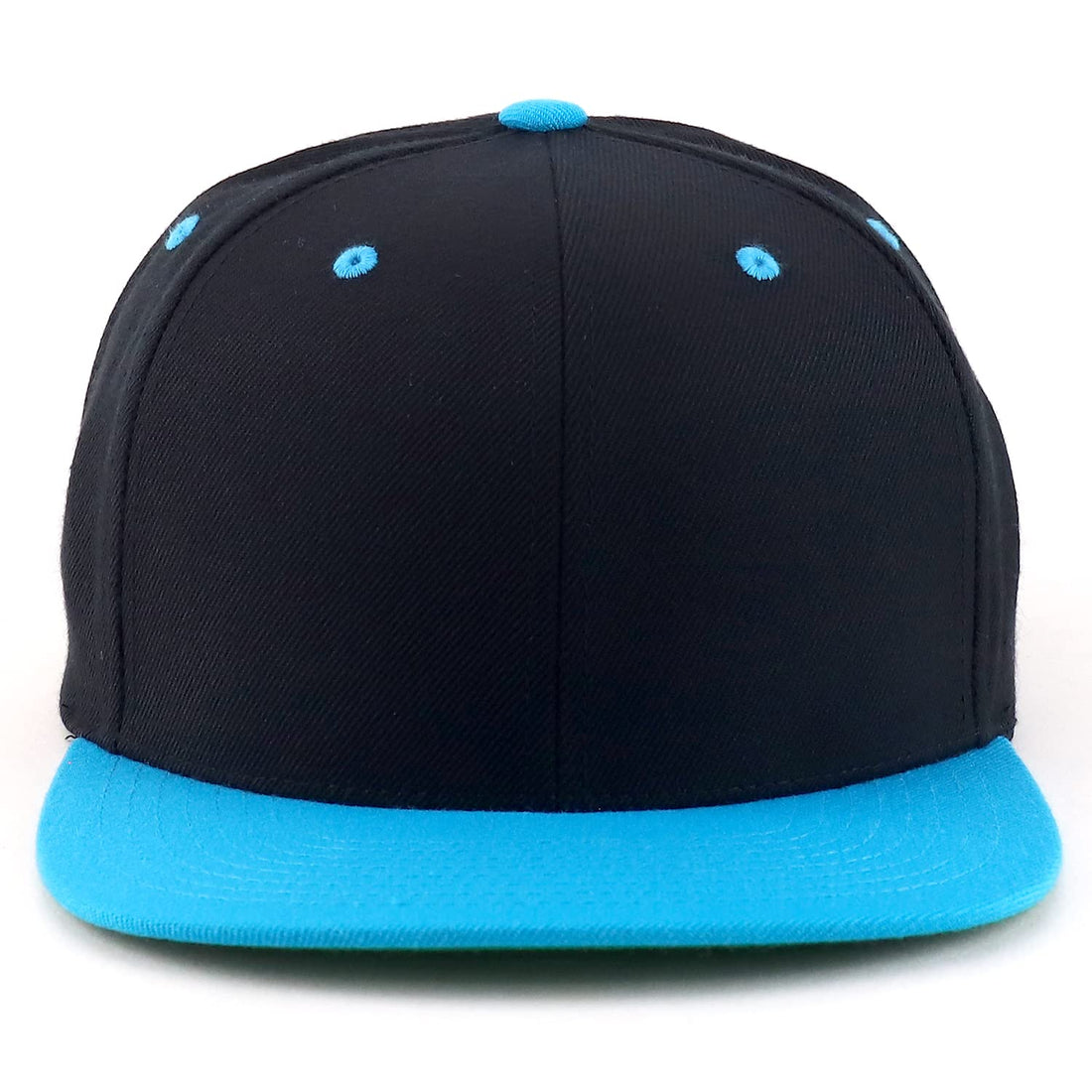 Trendy Apparel Shop Flexfit Oversize XXL Structured Blank Flatbill Snapback Cap