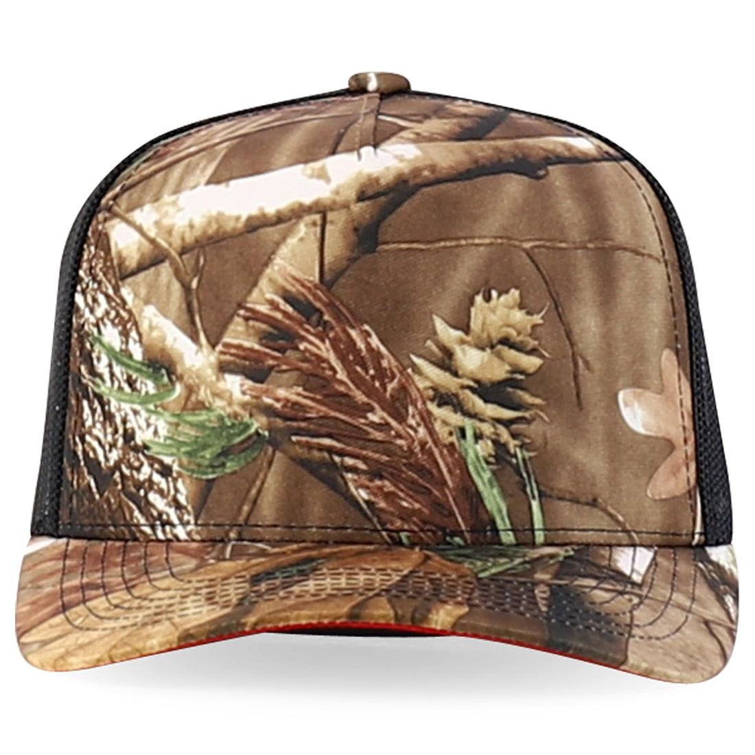 Trendy Apparel Shop 5 Panel Structured Crown Curved Bill Trucker Cap