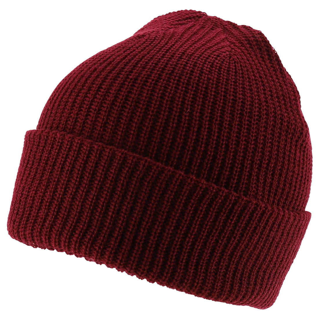 Trendy Apparel Shop Warm Winter Acrylic Ribbed Knit Cuff Beanie Hat