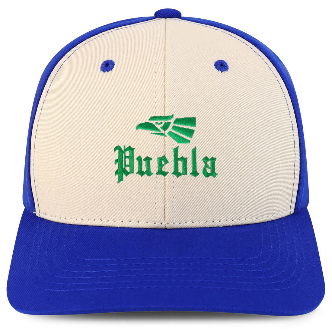 Trendy Apparel Shop Puebla Mexico City Embroidered 6 Panel Snapback Baseball Cap