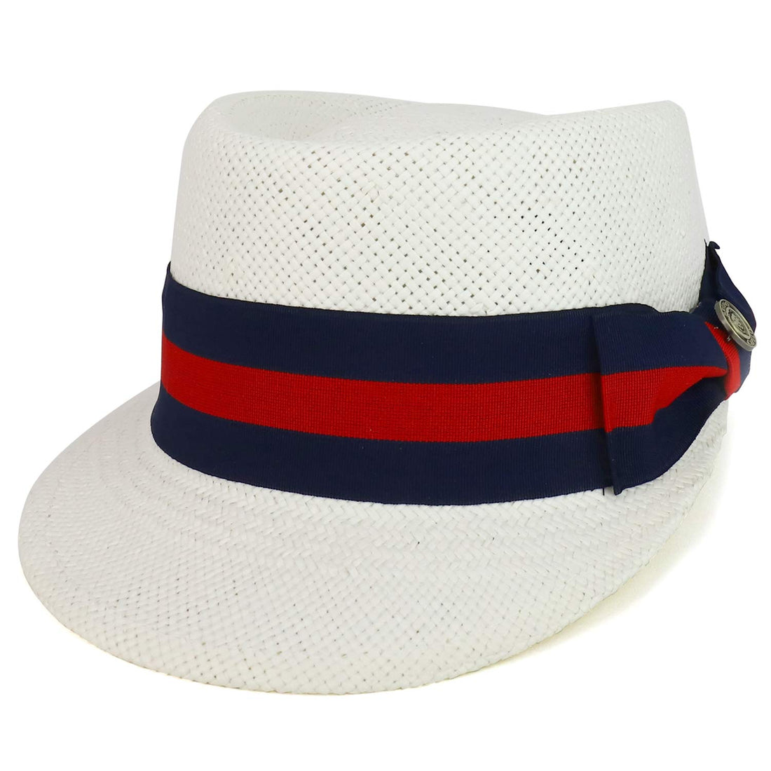 Trendy Apparel Shop Striped Ribbon Grosgrain Band Straw Fashion Baseball Hat