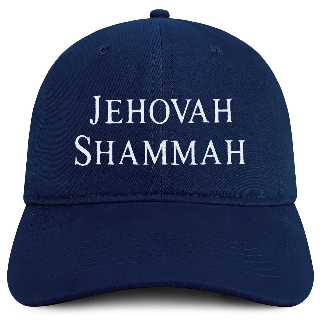 Trendy Apparel Shop Jehovah Shammah Embroidered Soft Cotton Baseball Cap