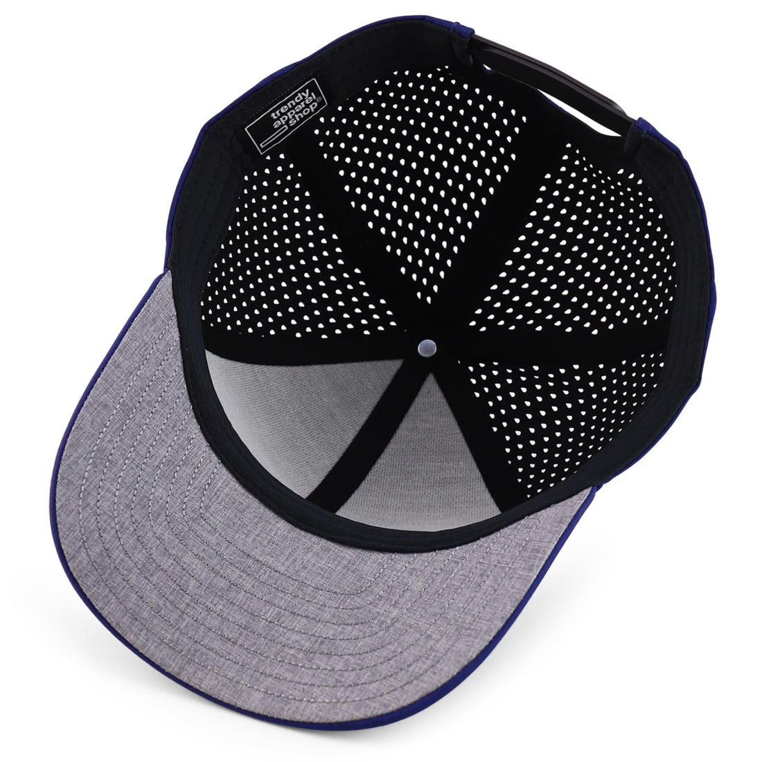 Trendy Apparel Shop Oversize XXL Laser Cut Holes Back Performance Snapback Ball Cap