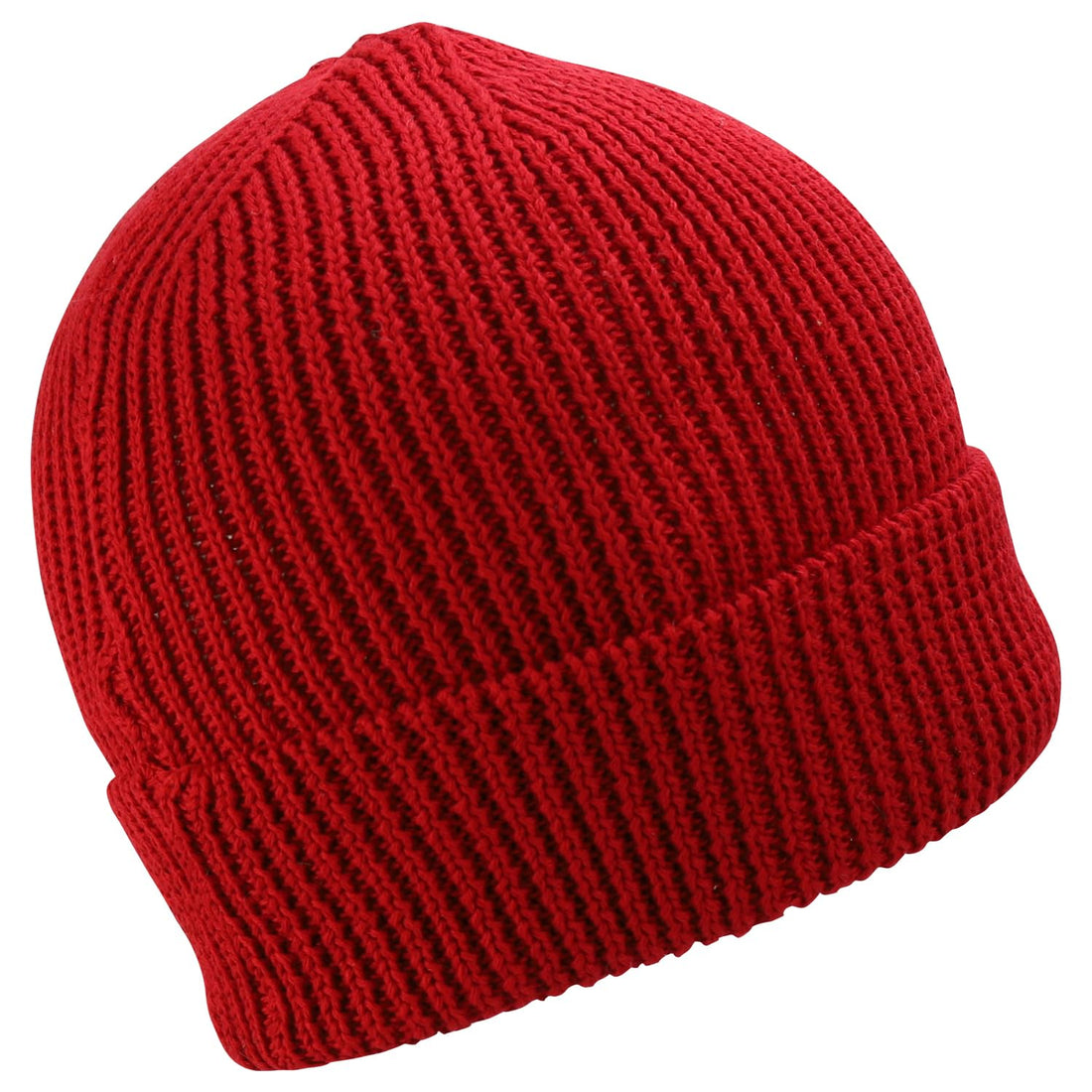 Trendy Apparel Shop Stretchy Cotton Knitted Cuff Beanie Hat