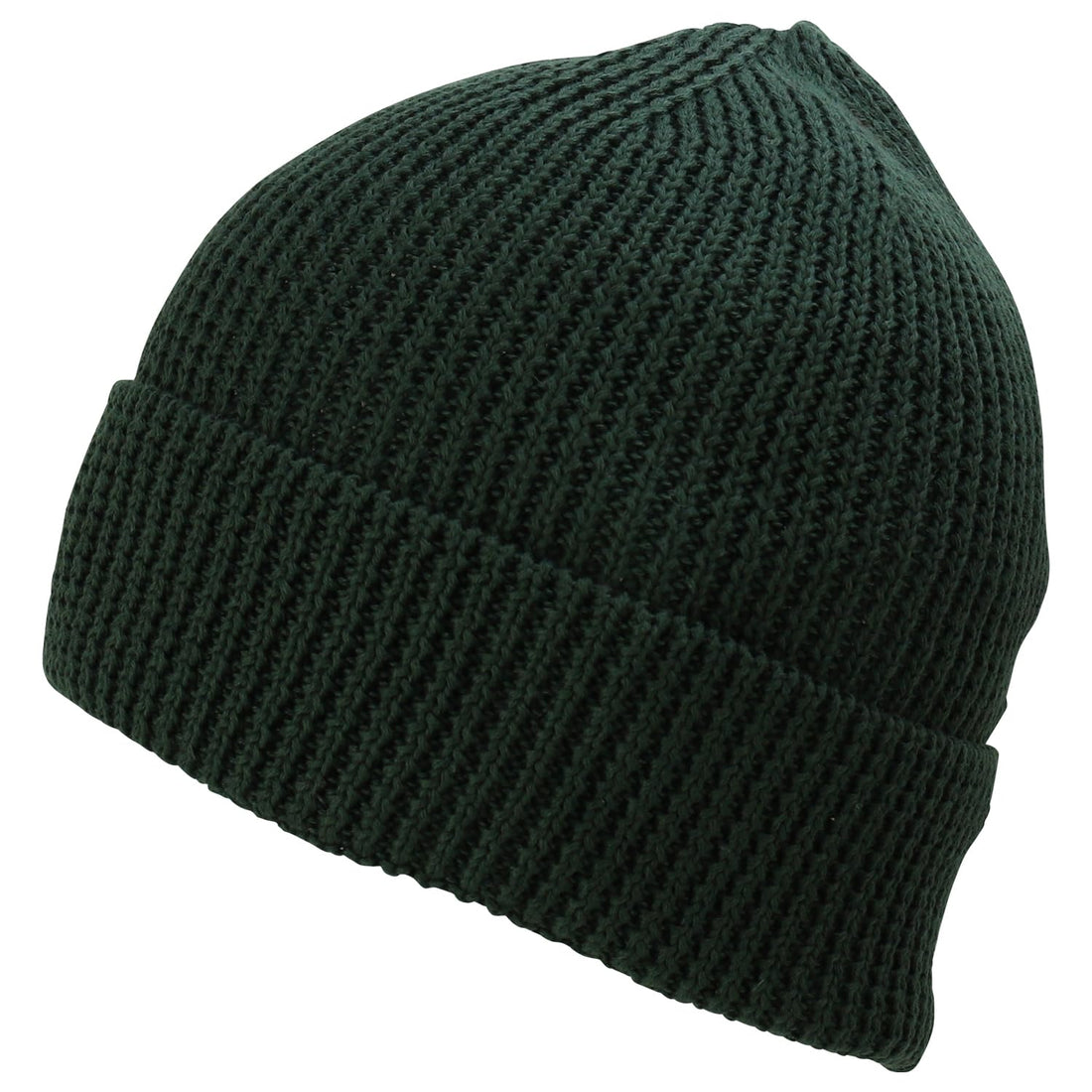 Trendy Apparel Shop Stretchy Cotton Knitted Cuff Beanie Hat