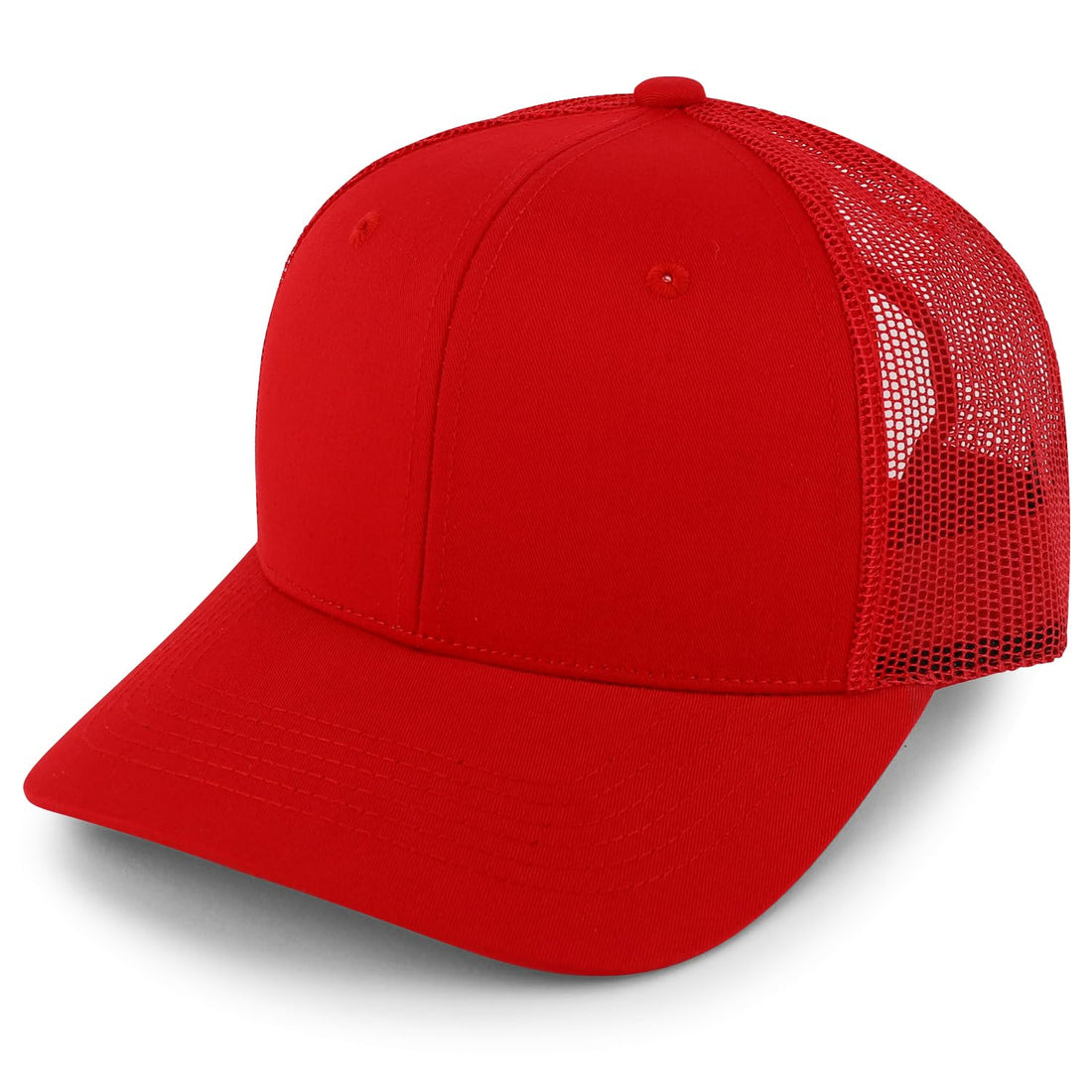 Trendy Apparel Shop Structured High Profile 6 Panel Mesh Trucker Baseball Cap