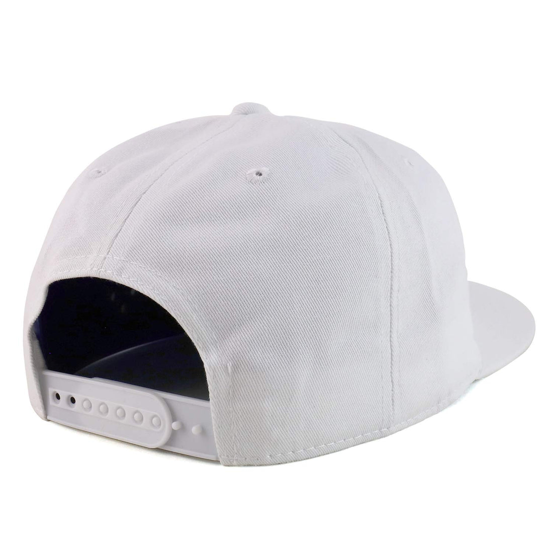 Trendy Apparel Shop Plain Casual Solid Color Low Profile Cotton Snapback Cap