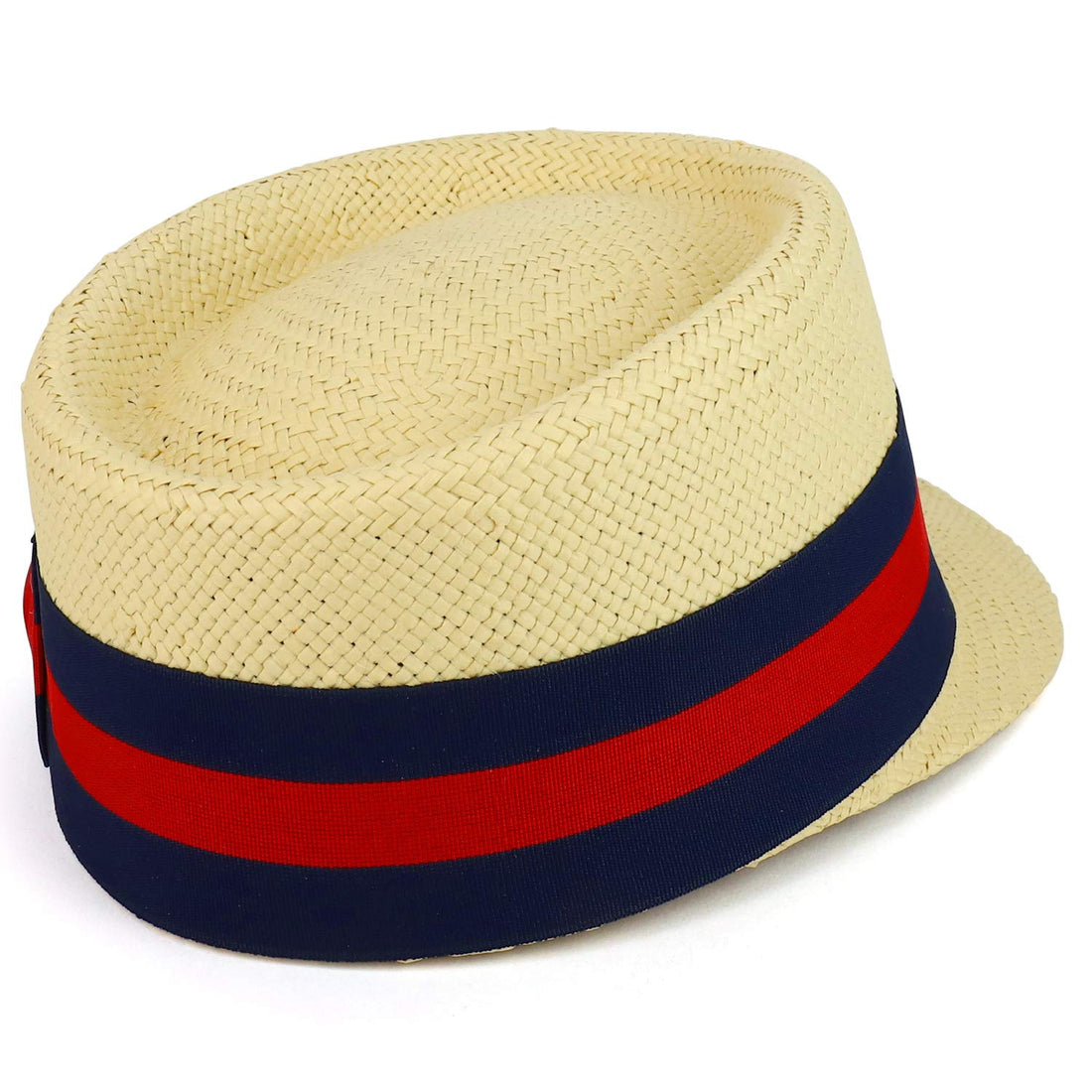 Trendy Apparel Shop Striped Ribbon Grosgrain Band Straw Fashion Baseball Hat