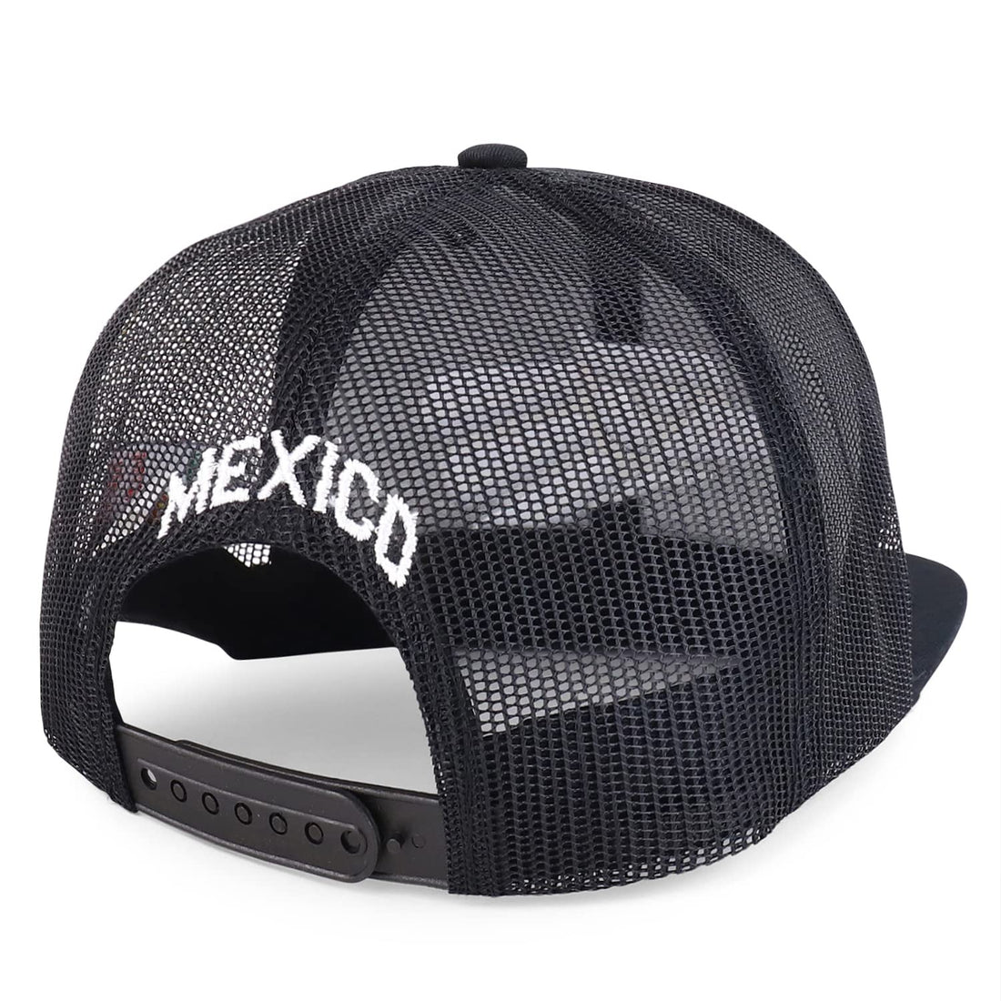 Trendy Apparel Shop XXL Hecho En Mexico Eagle 3D Embroidered Flatbill Snapback Mesh Cap