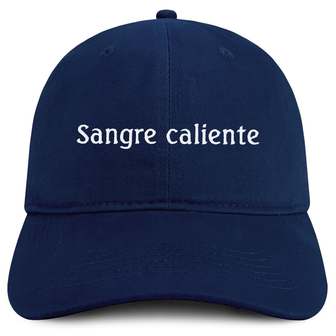 Trendy Apparel Shop Sangre Caliente Embroidered Cotton Low Profile Dad Hat