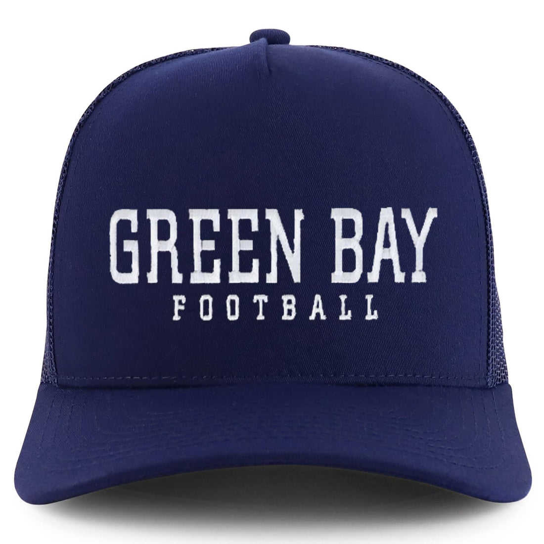 Trendy Apparel Shop Green Bay Embroidered 5 Panel Snapback Trucker Cap