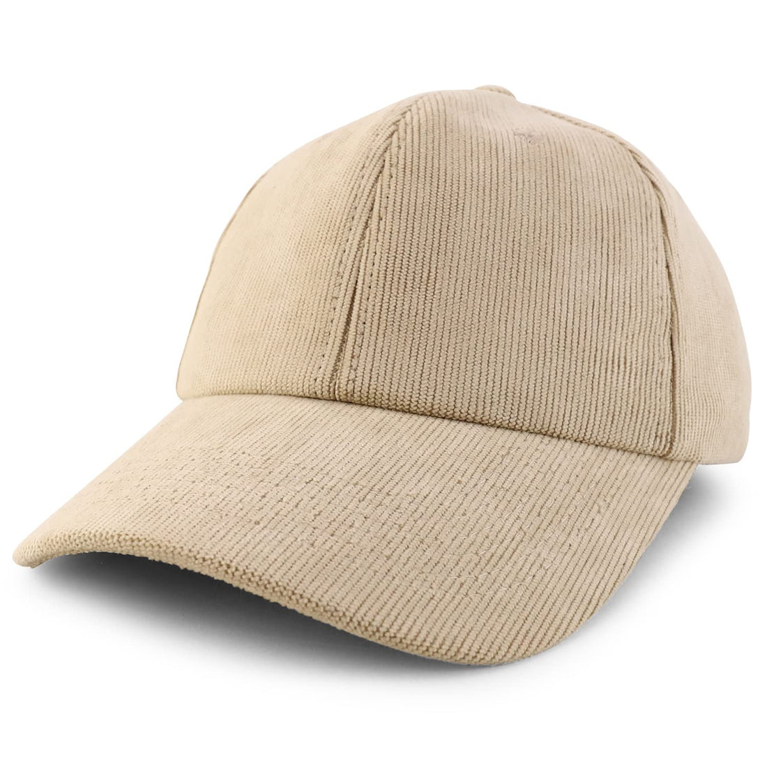 Trendy Apparel Shop Polyester Corduroy Structured Baseball Cap Dad Hat