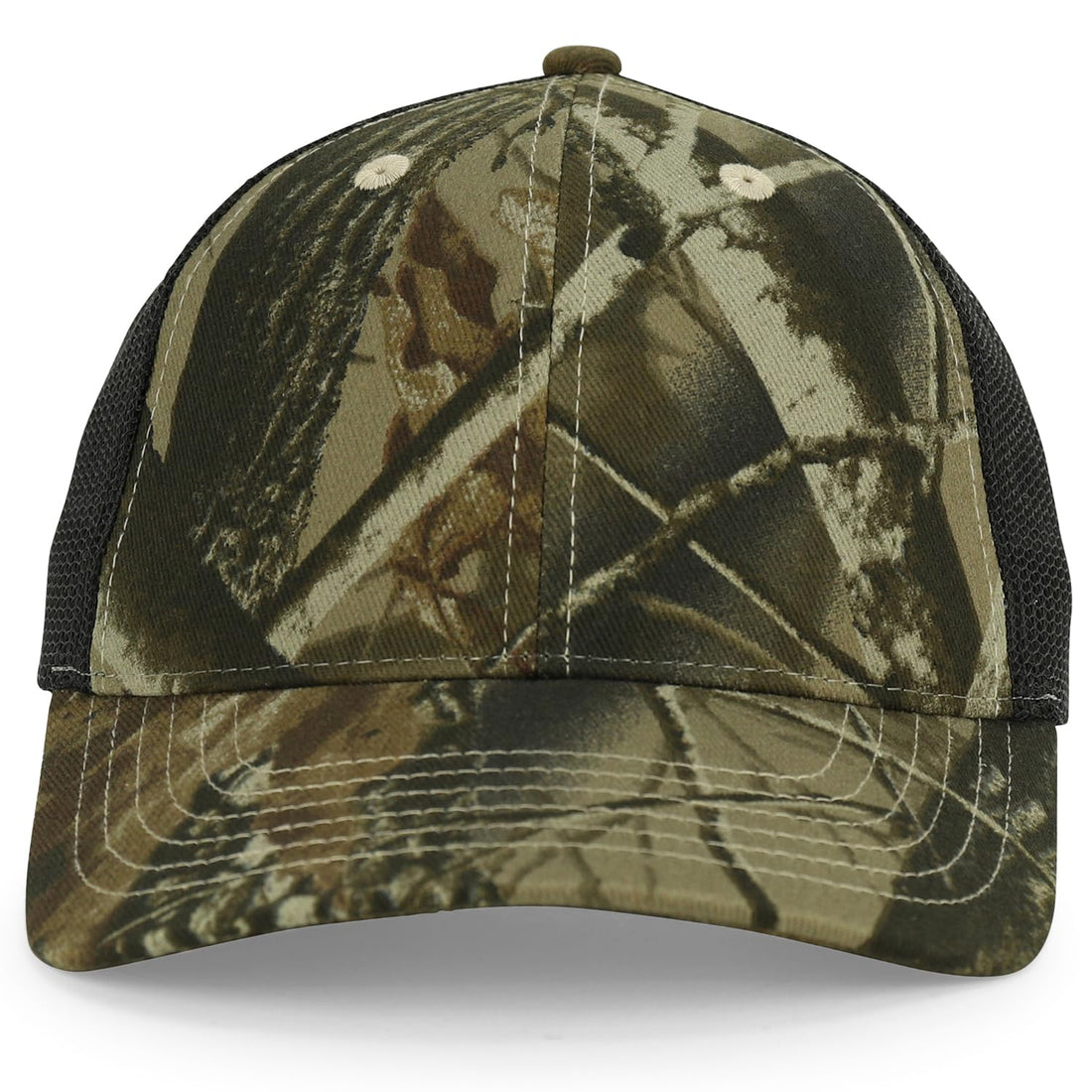 Trendy Apparel Shop Hunting Camouflage Adjustable Mesh Back Tucker Cap