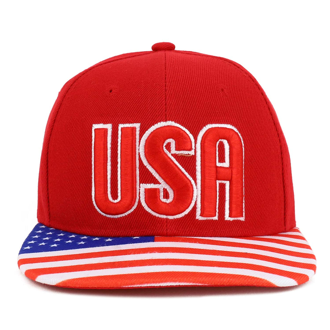 Trendy Apparel Shop Country Name 3D Embroidery Flag Print Flatbill Snapback Cap