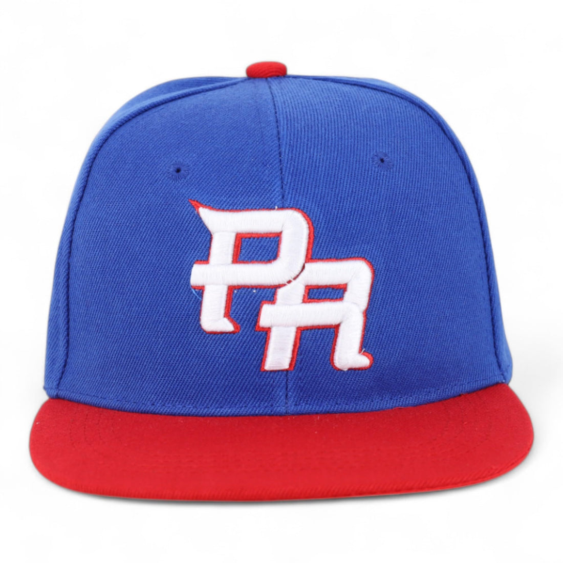 Trendy Apparel Shop Puerto Rico Embroidered Round Flat Bill Snapback Cap