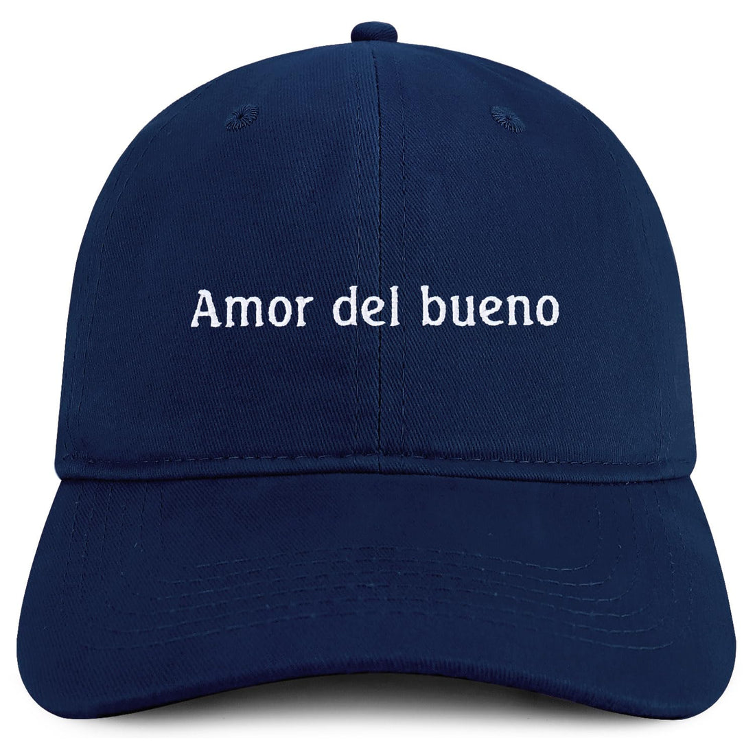 Trendy Apparel Shop Amor del Bueno Embroidered Cotton Low Profile Dad Hat