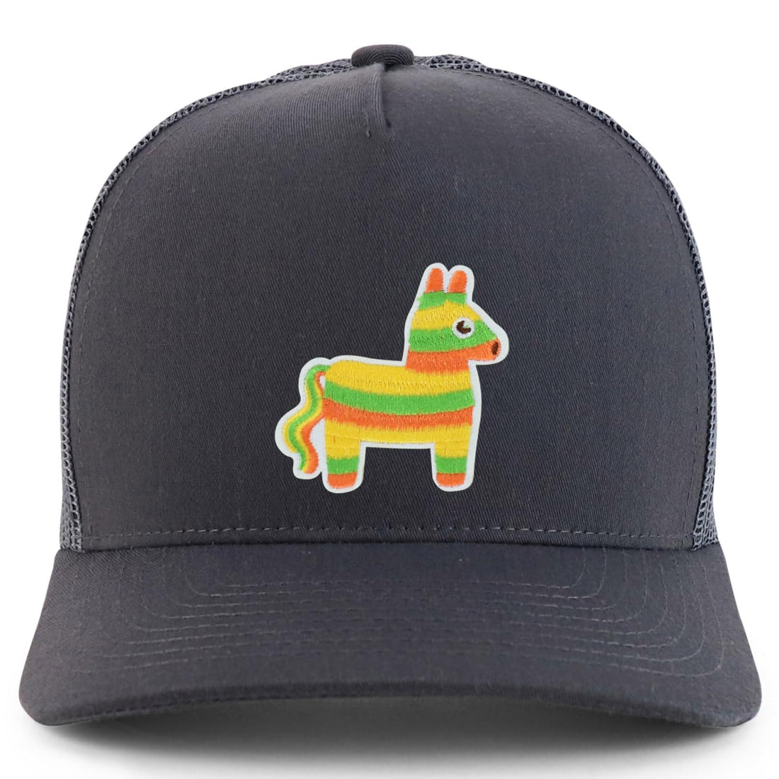 Trendy Apparel Shop Mexican Fiesta Pinata Donkey Embroidered Patch Trucker Cap