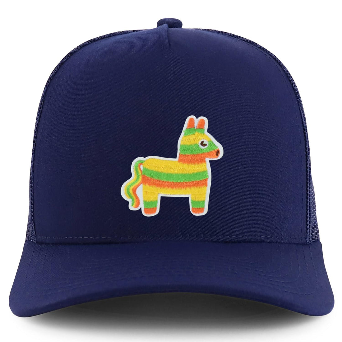Trendy Apparel Shop Mexican Fiesta Pinata Donkey Embroidered Patch Trucker Cap