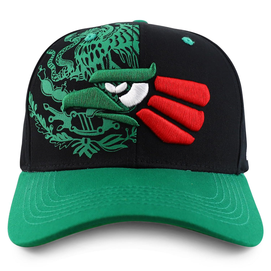 Trendy Apparel Shop XXL Hecho En Mexico Eagle 3D Embroidered Structured Baseball Cap
