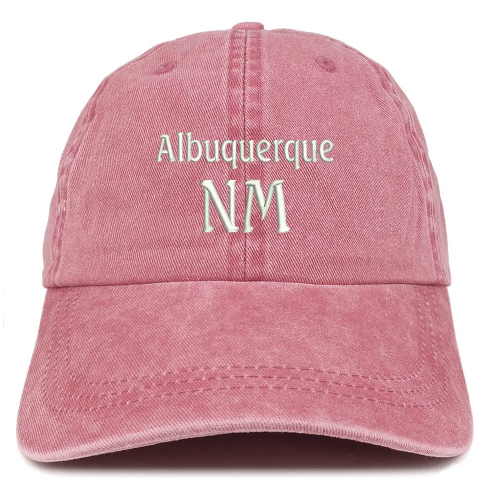 Trendy Apparel Shop Albuquerque NM Embroidered Pigment Dyed Washed Baseball Cap