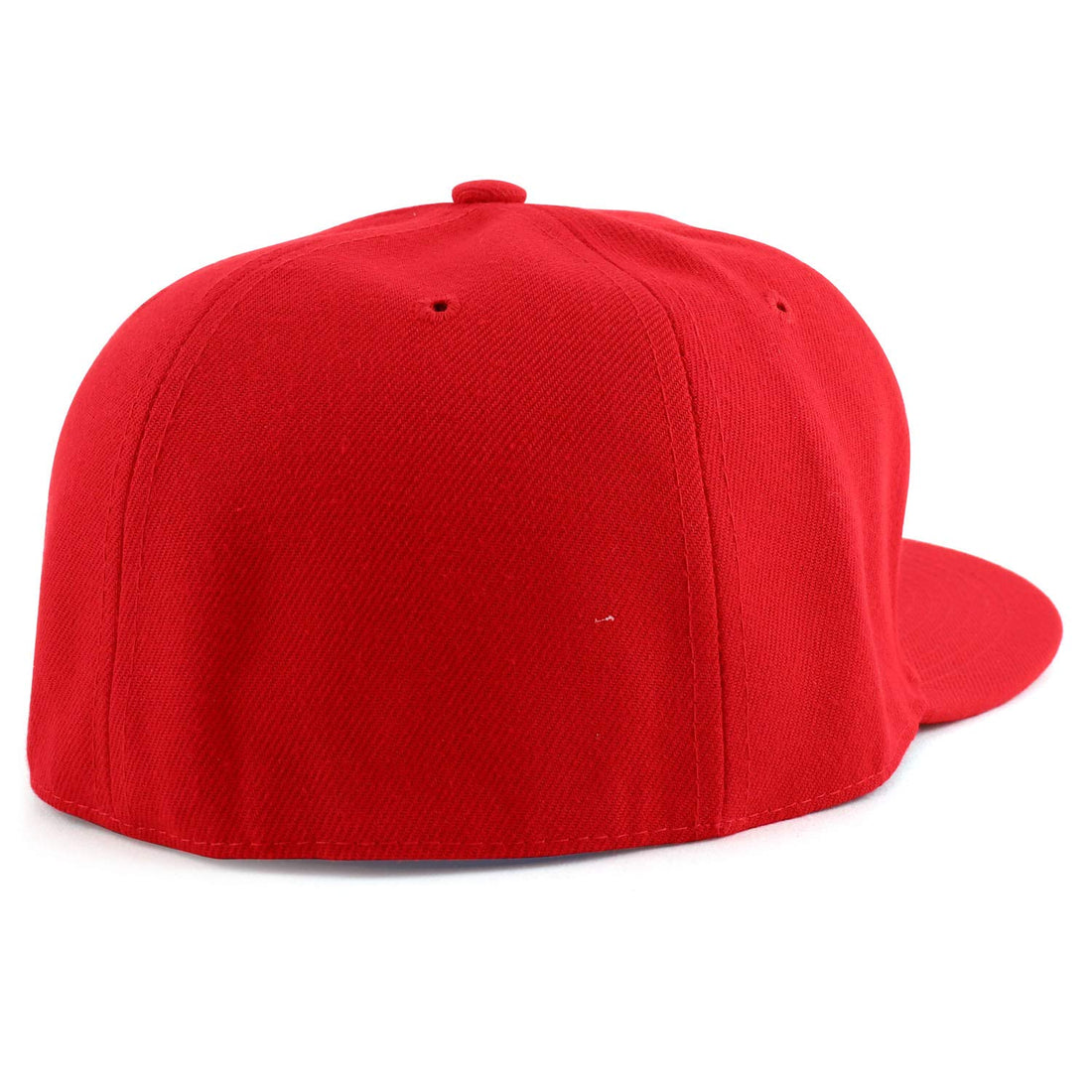 Trendy Apparel Shop Plain High Profile Flat Bill Snapback Baseball Fitted Cap