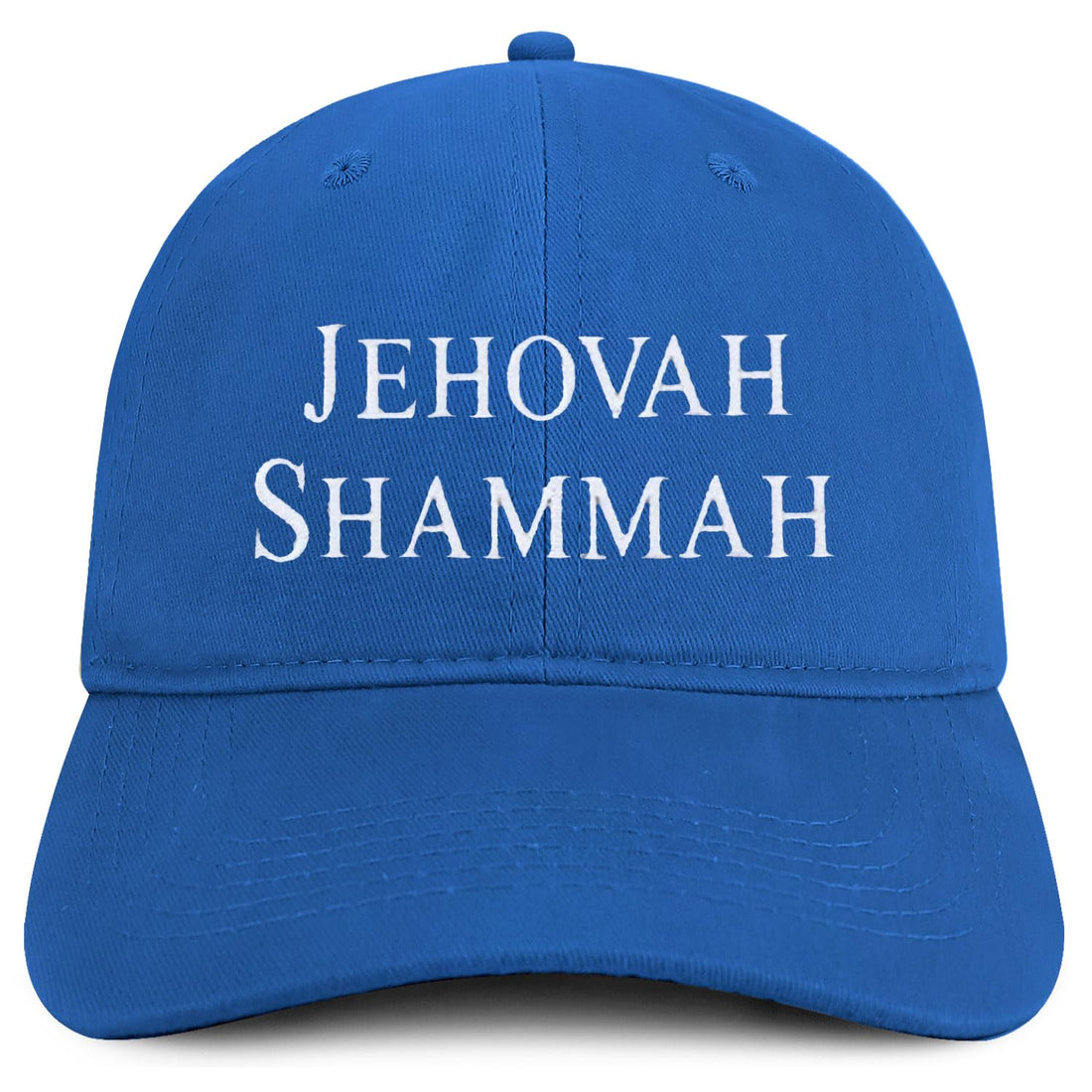 Trendy Apparel Shop Jehovah Shammah Embroidered Soft Cotton Baseball Cap