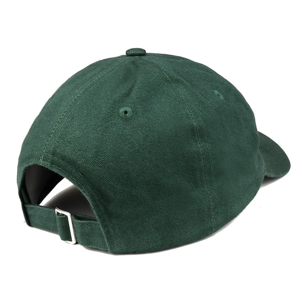 Trendy Apparel Shop The Bishop Old English Low Profile Soft Cotton Baseball Cap