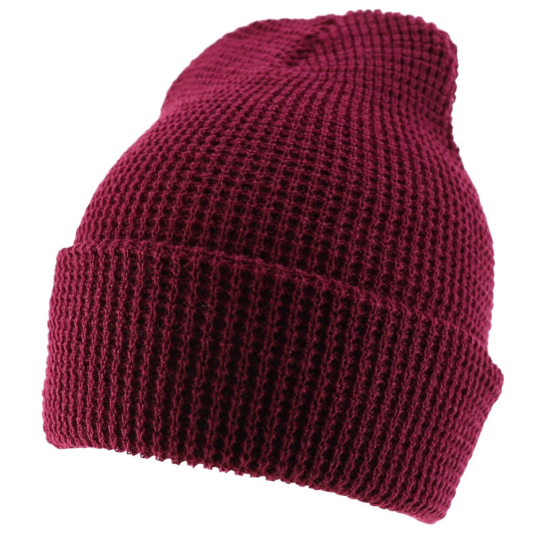 Trendy Apparel Shop Warm Waffle Knit Cuff Beanie