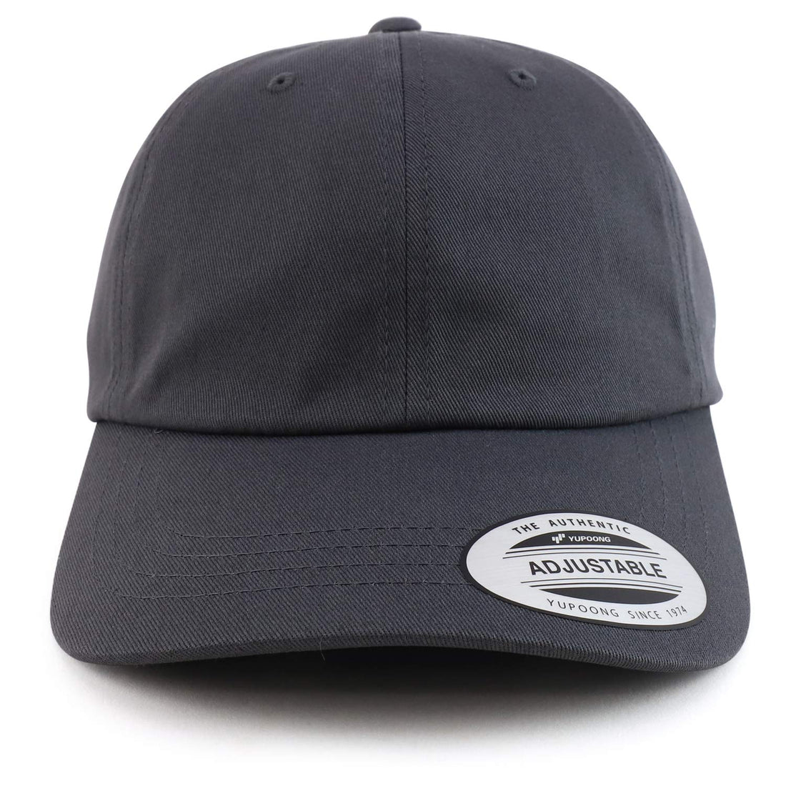 Trendy Apparel Shop Oversize XXL Plain Unstructured Soft Crown Cotton Cap